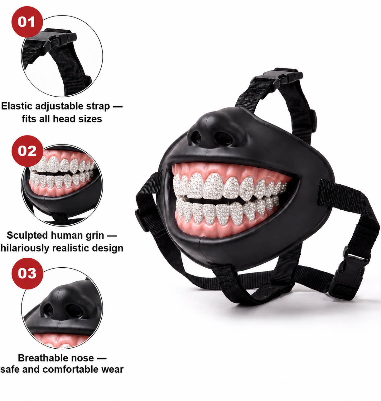 Diamond Teeth Mask